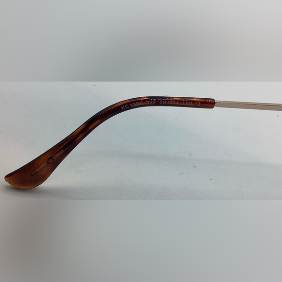 Kenneth Cole Reaction Women’s Aviator Sunglasses KC1386 gold trim - Picture 4 of 7